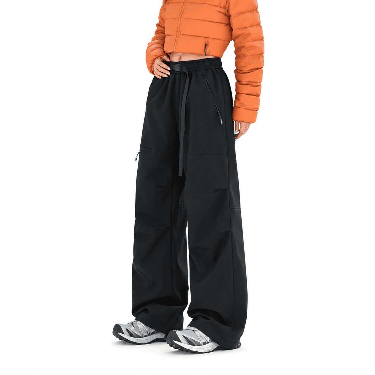 3-in-1 Fleece Paratrooper Cargo Pants
